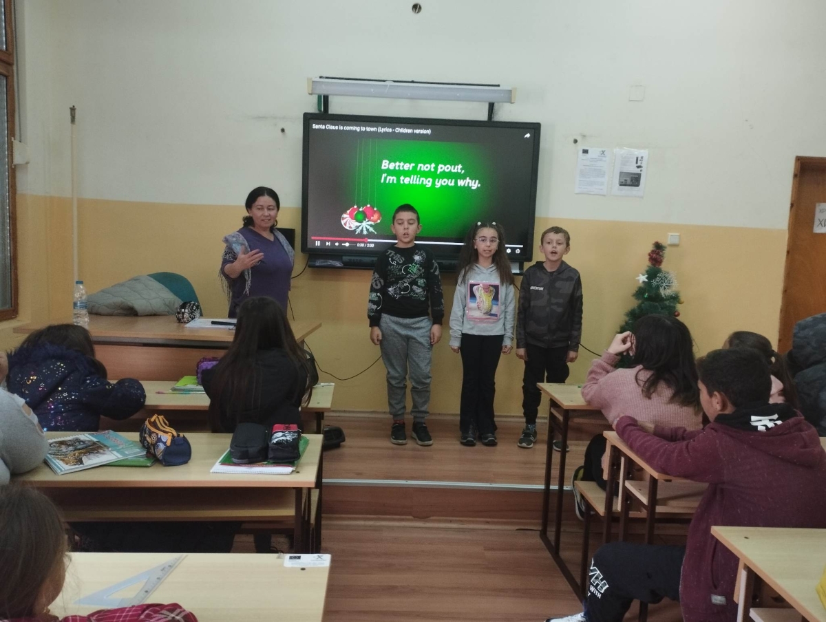 Открит урок по Английски език - тема "Коледа"