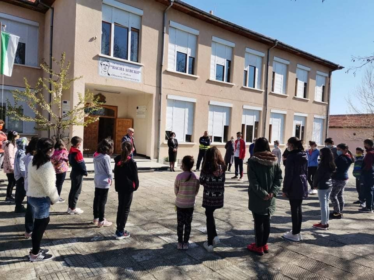 Практическо занятие съвместно с полицията